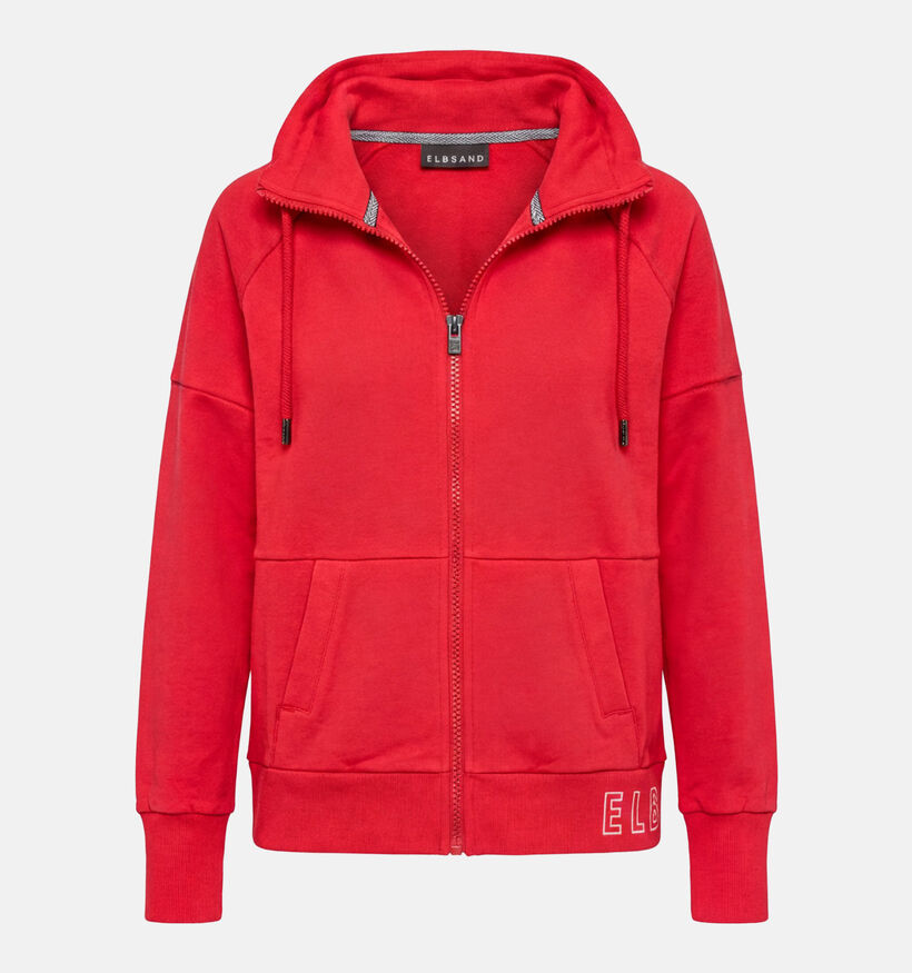 Elbsand Aina Rode Hoodie voor dames (374224)