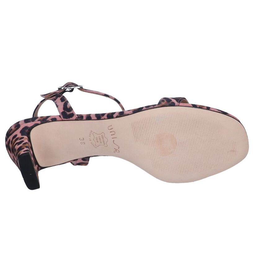 Roze Geklede Sandalen Unisa Mabre in daim (249266)