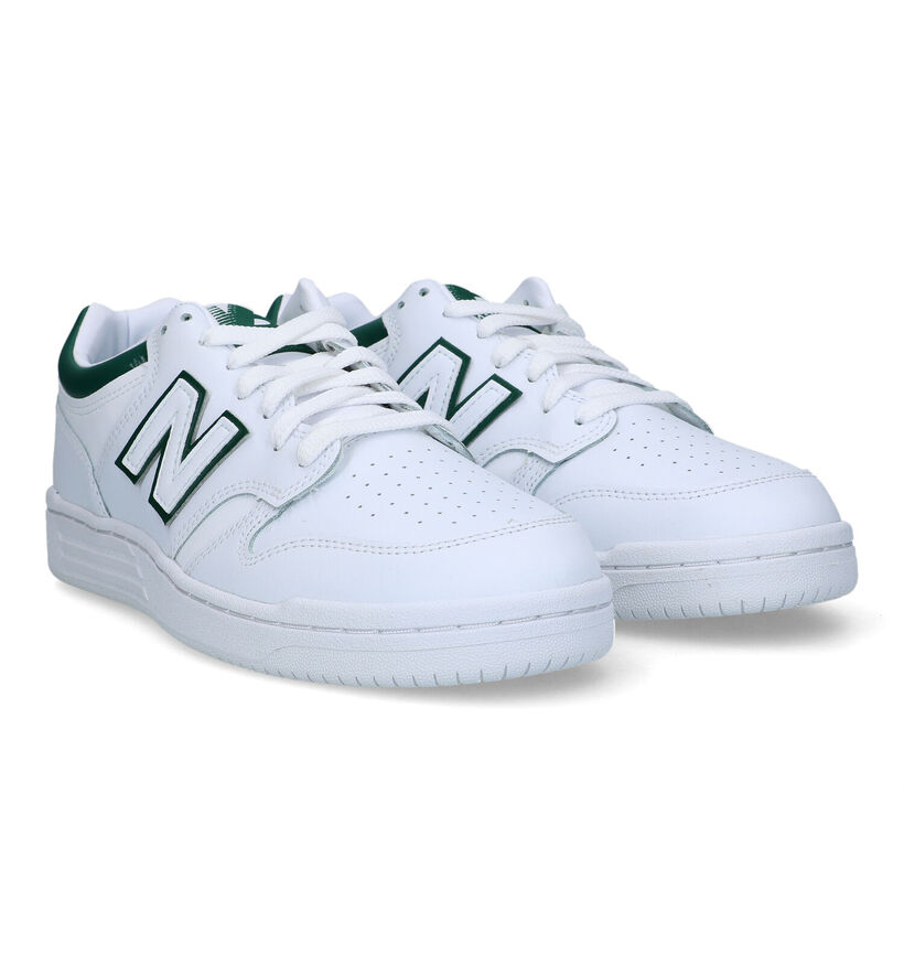 New Balance 480 Baskets en Blanc pour hommes (331485) - pour semelles orthopédiques