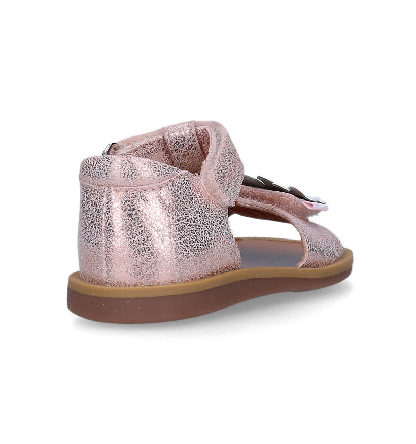 Pom d'Api Poppy Daisy Sandales pour bébé en Or rosé pour filles (337987)