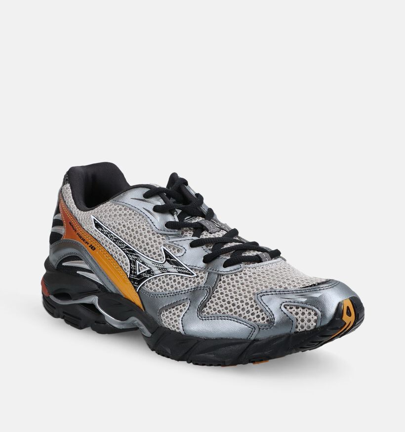 Mizuno Wave Rider 10 Zilveren Sneakers voor heren (376446) - geschikt voor steunzolen
