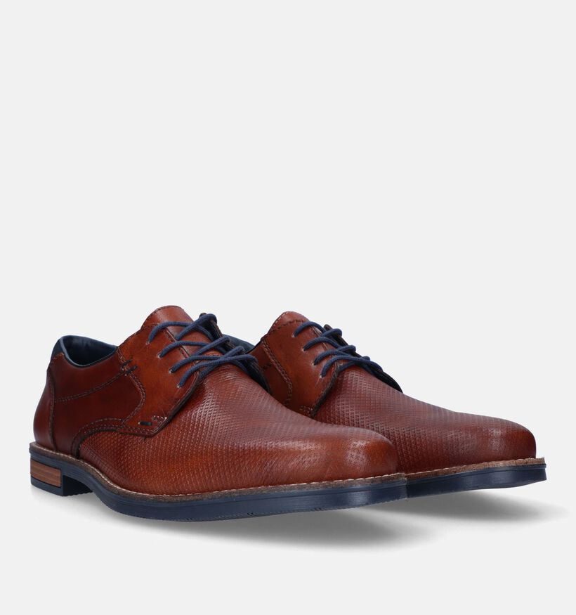 Rieker Cognac Veterschoenen voor heren (336250)