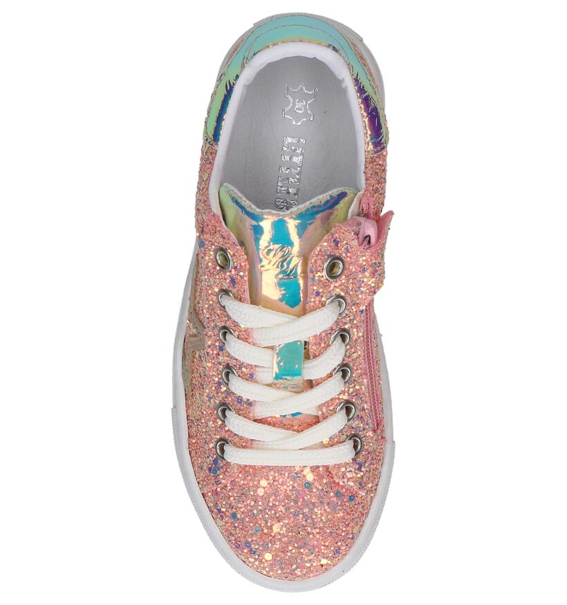 Roze Lage Schoenen met Glitter Little David Reizi in kunststof (247631)