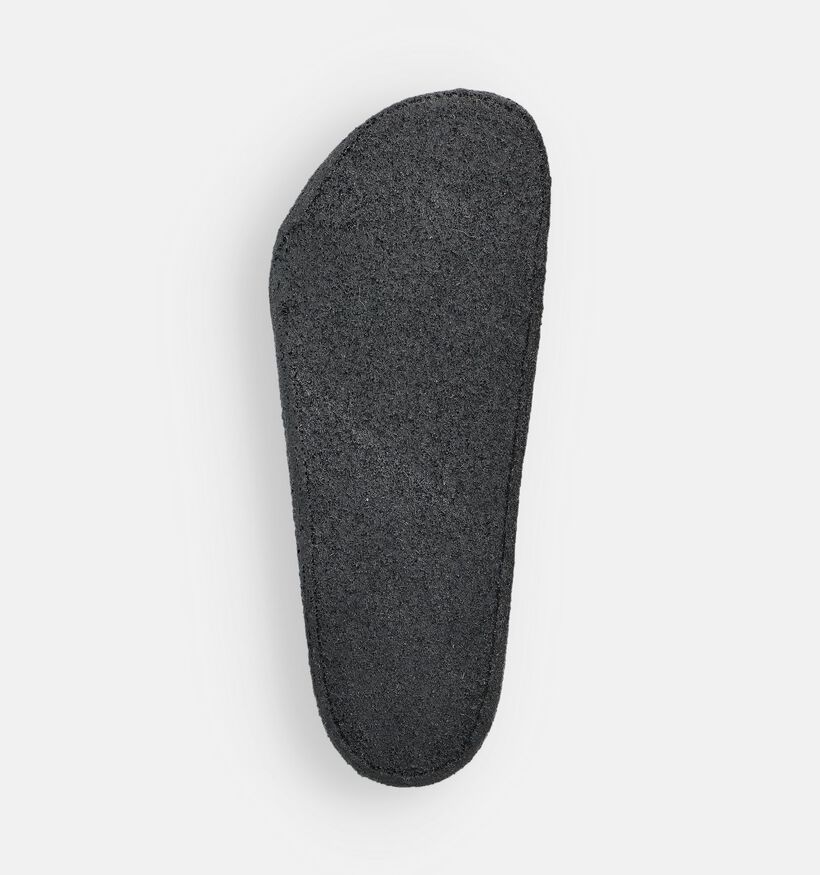 Birkenstock Zermatt Pantoufles ouvertes en Gris pour hommes (377027)