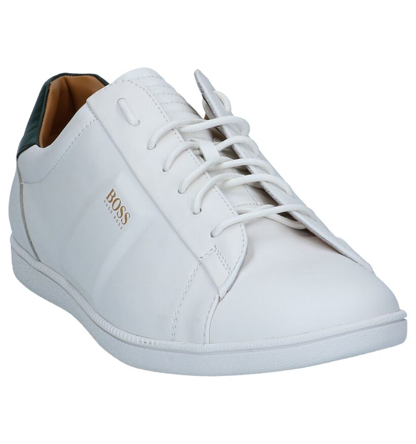 Hugo Boss Chaussures basses en Blanc en cuir (237088)
