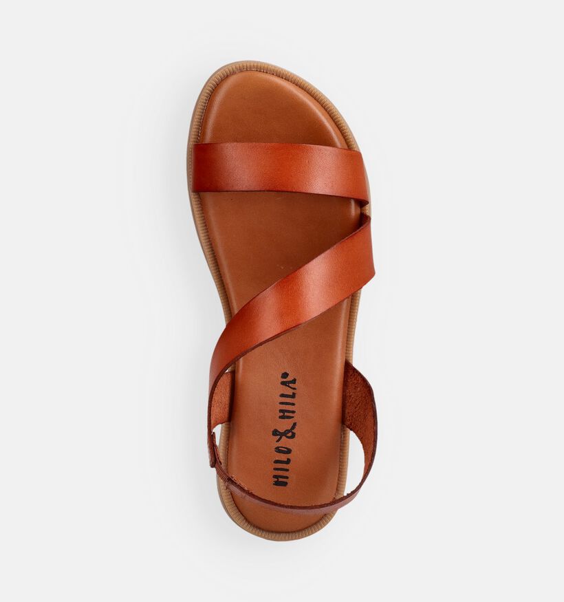 Milo & Mila Cognac Sandalen voor meisjes (372475)