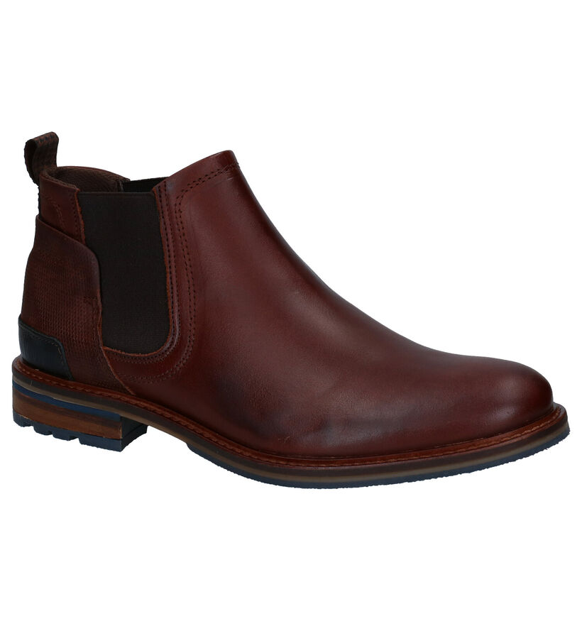 Bullboxe Cheslea Bottines en Cognac en cuir (276987)