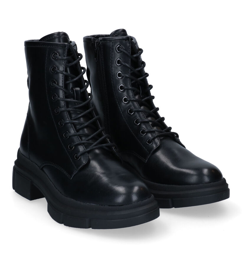 Signatur Boots à lacets en Noir pour femmes (296067)