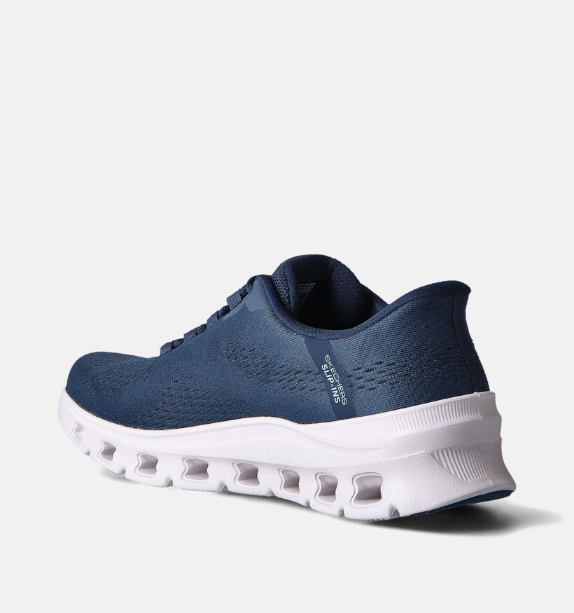 Skechers Glipe Step Pro Blauwe Sneakers voor heren (351876)