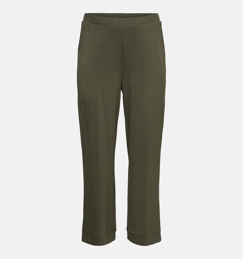 Vero Moda Curve Chali Donkergroene Geklede Broek voor dames (378133)