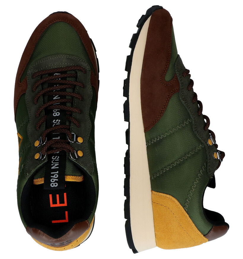 Sun 68 Tom Goes Camping Baskets en Kaki en nubuck (298261)