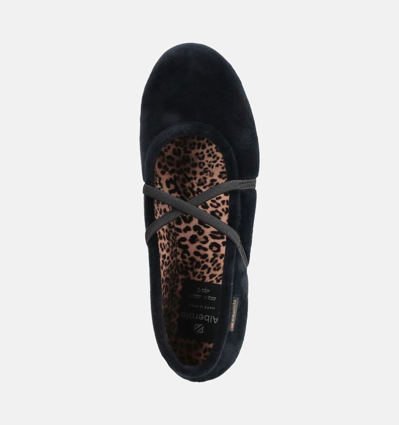 Alberola Zwarte Gesloten Pantoffels voor dames (380872)