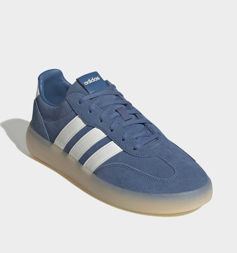 adidas Barreda Decode lux Baskets basses en Bleu pour hommes (372951) - pour semelles orthop&eacute;diques