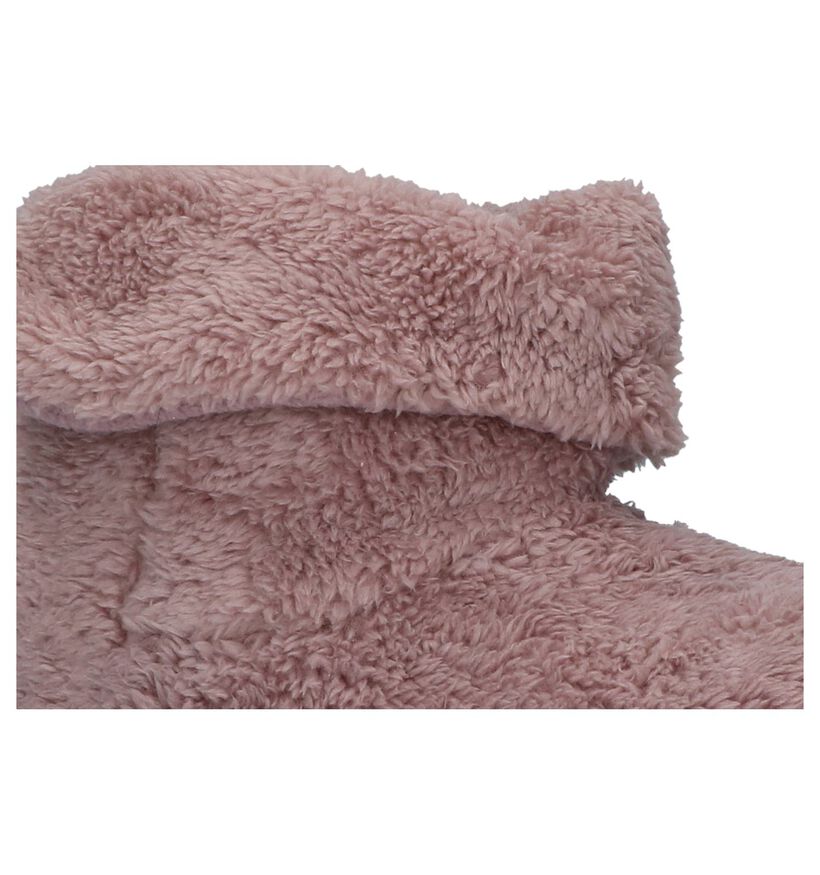 Youh! Donkerroze Pantoffels in faux fur (225892)
