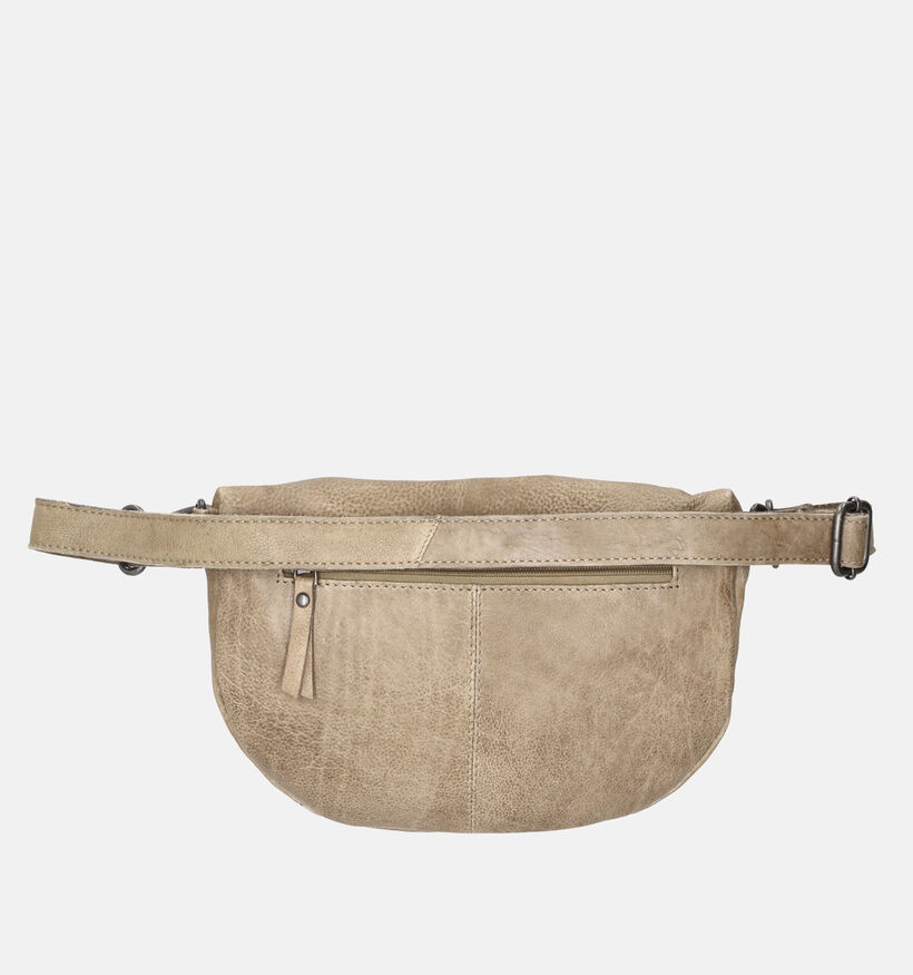Hide & Stitches Sac porté croisé en Beige pour femmes (358980)