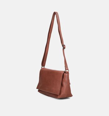 Burkely Crossbody tassen Zwart/Cognac