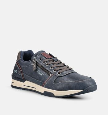 Mustang Low Sneakers Blauw