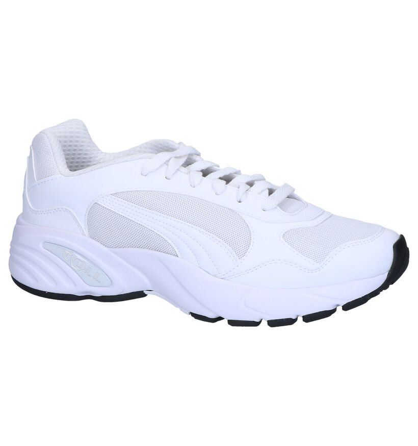 Puma Baskets basses en Blanc en textile (239358)