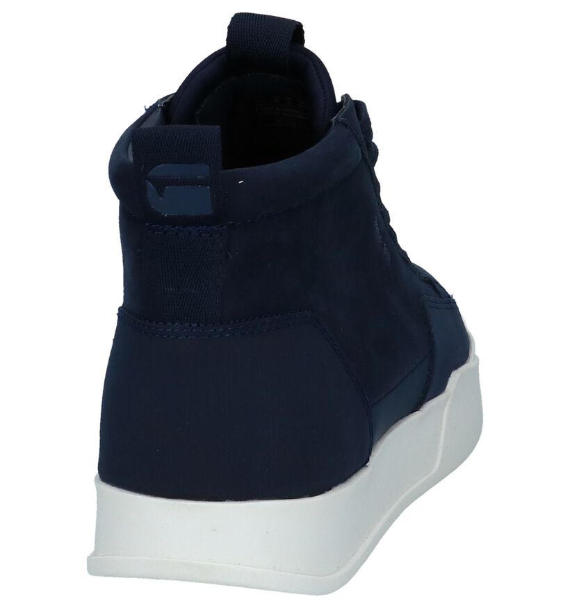 Blauwe Hoge Sneakers G-Star Rackam in kunstleer (226279)