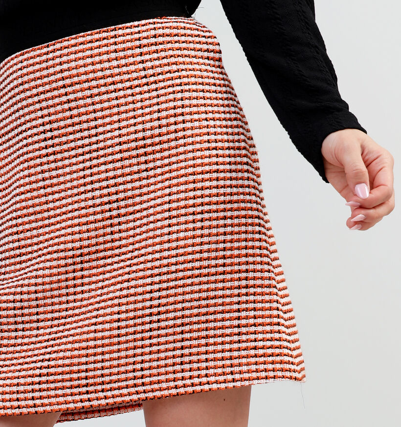 comma casual identity Mini jupe en Orange pour femmes (337519)