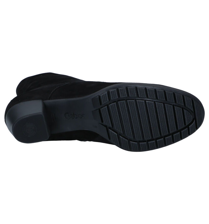 Gabor Bottillons en Noir en nubuck (297478)