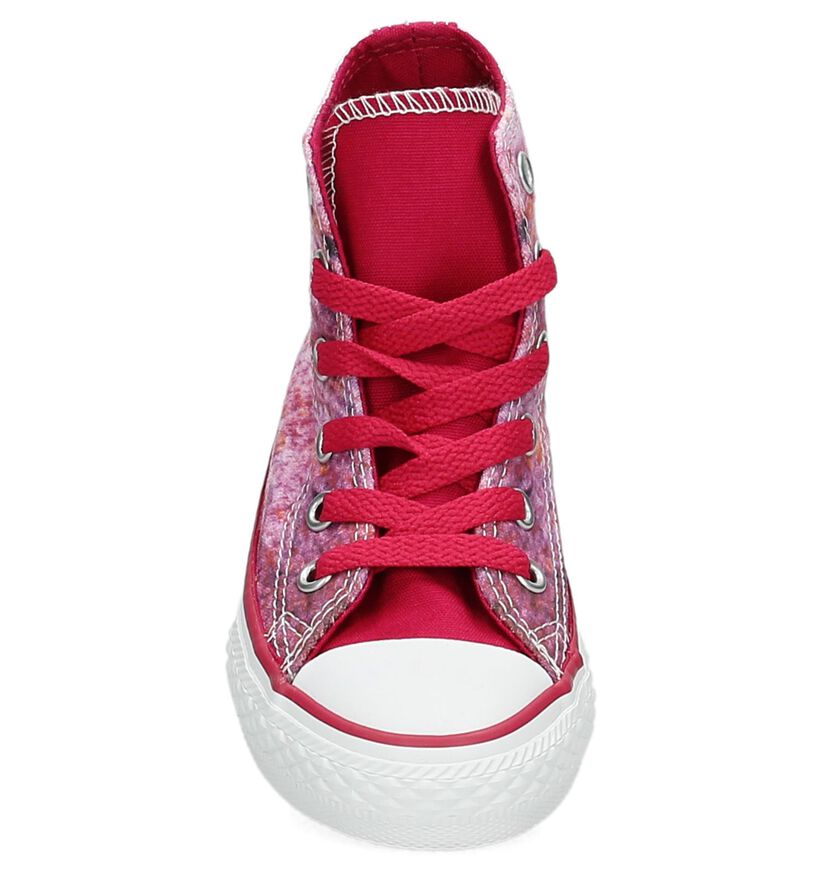 Converse CT All Star Hi Roze Sneaker in stof (155596)