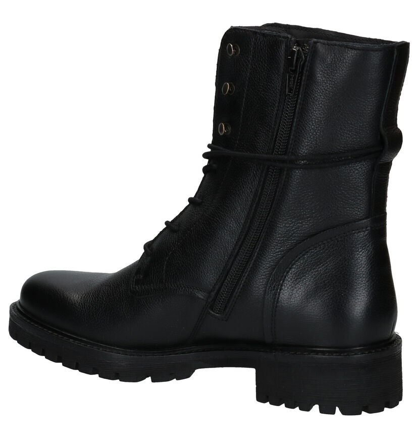 Geox Hoara Bottines en Noir en cuir (278856)