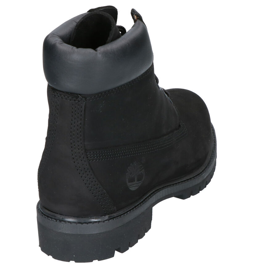 6 Inch Premium Bottines en Noir en nubuck (255315)