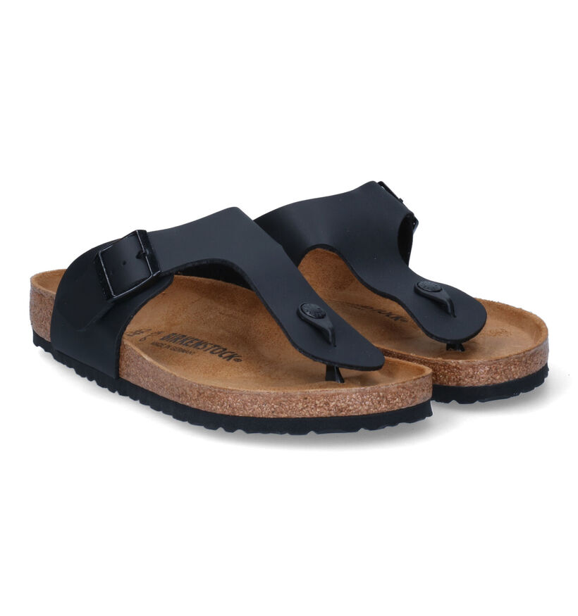 Birkenstock Ramses Zwarte Teenslippers voor heren (322799)