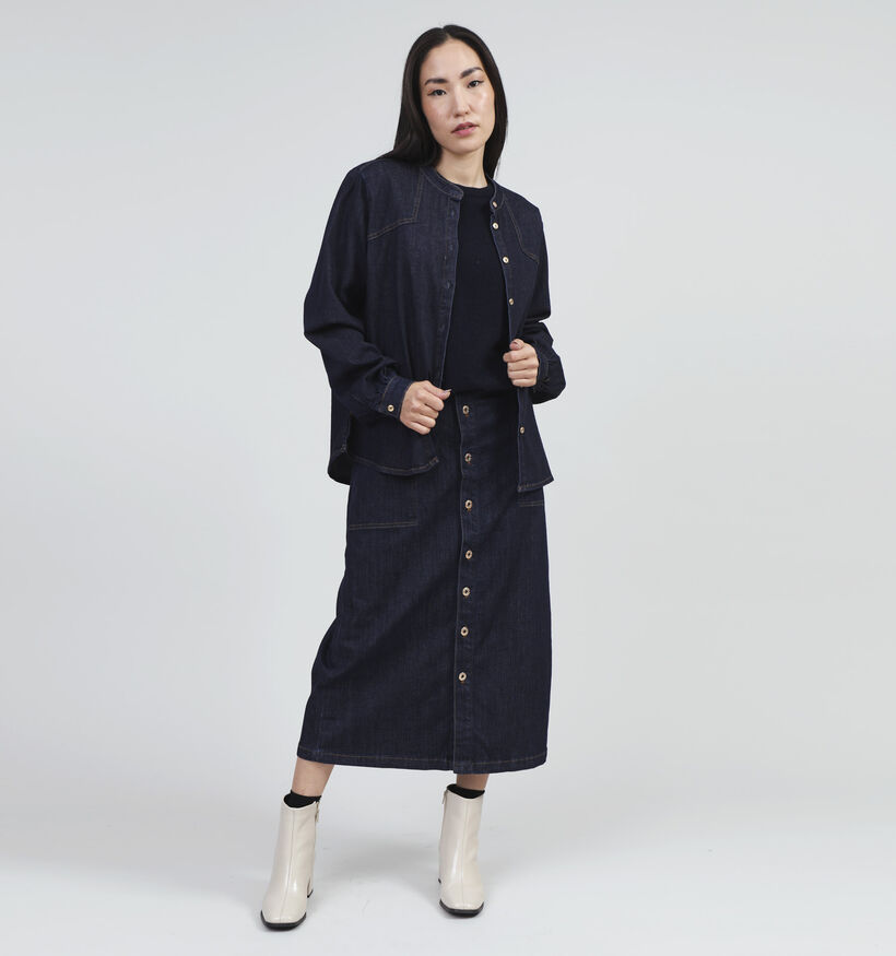 Expresso Blauw Jeans hemd voor dames (351045)