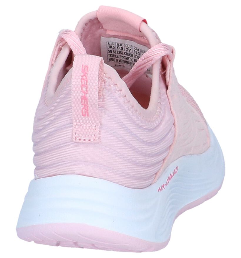 Roze Slip-on Sneakers Skechers Skyline in kunstleer (250662)