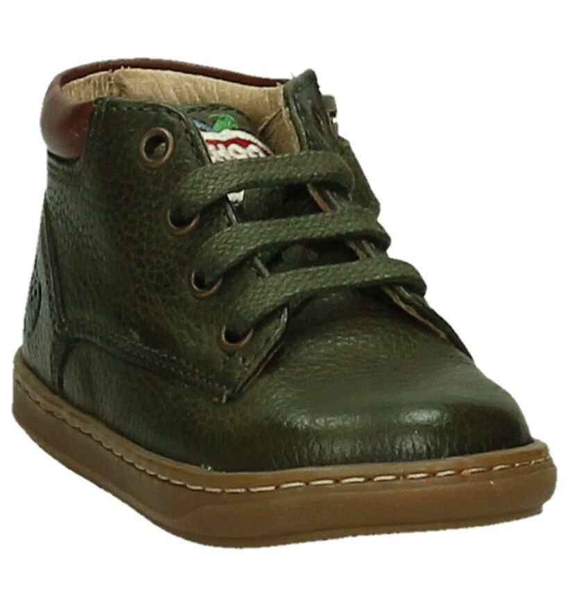 Shoo Pom Chaussures hautes en Vert en cuir (204672)