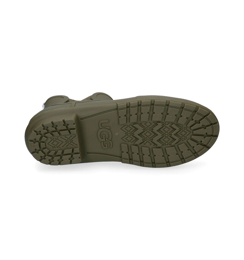 UGG Chevonne Bottes de pluie en Vert kaki en synthétique (294546)