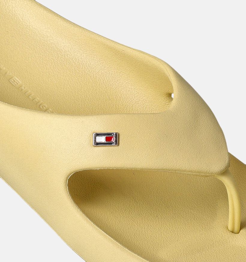 Tommy Hilfiger Gele Teenslippers voor dames (352620)