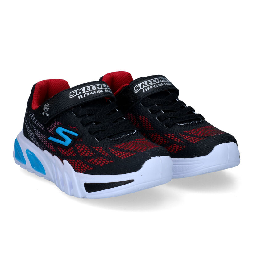 Skechers Glow Baskets en Noir pour garçons (312704)