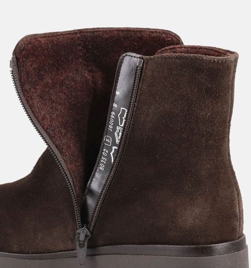 Gabor Comfort Donkerbruine Boots met rits voor dames (380056)