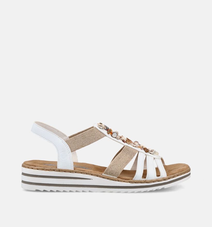 Rieker Witte Sandalen voor dames (370377)