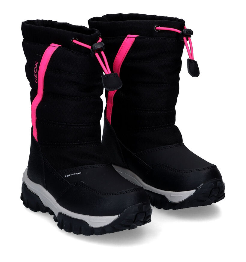 Geox Himalaya Bottes de neige en Noir pour filles (317651) - pour semelles orthopédiques