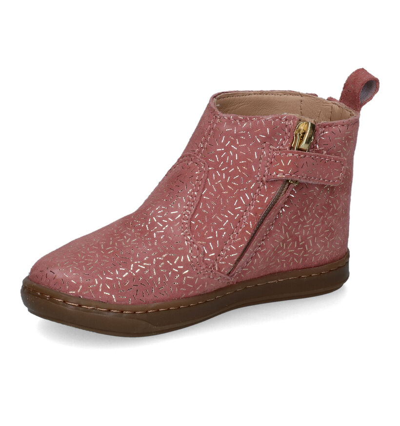 Shoo Pom Bouba Pimpim Bottes en Rose en nubuck (314053)