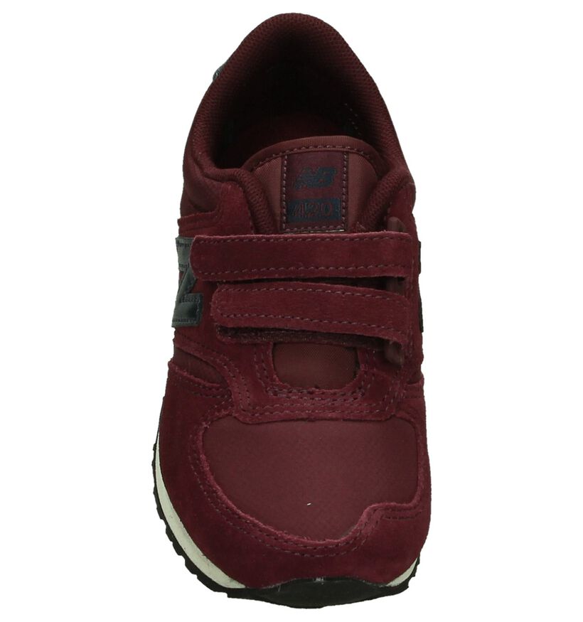 Kaki Sneakers met Velcro New Balance in daim (222850)