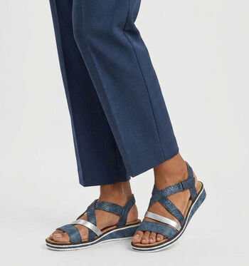 Rieker Sandalen Blauw