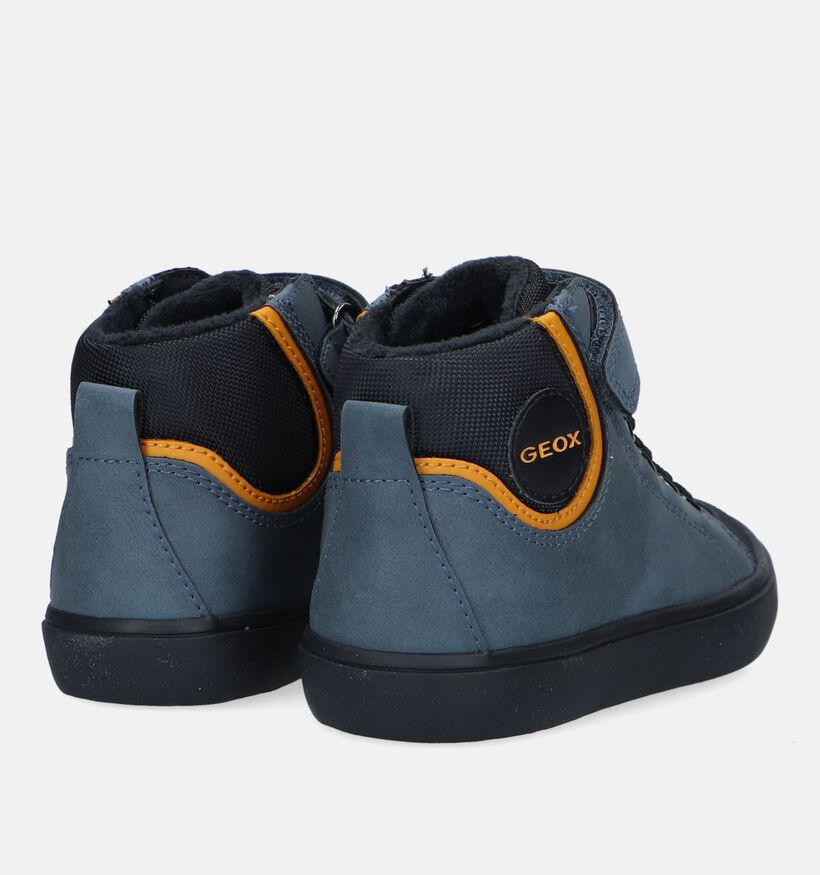 Geox Gisli Blauwe Hoge Sneakers voor jongens (330083) - geschikt voor steunzolen