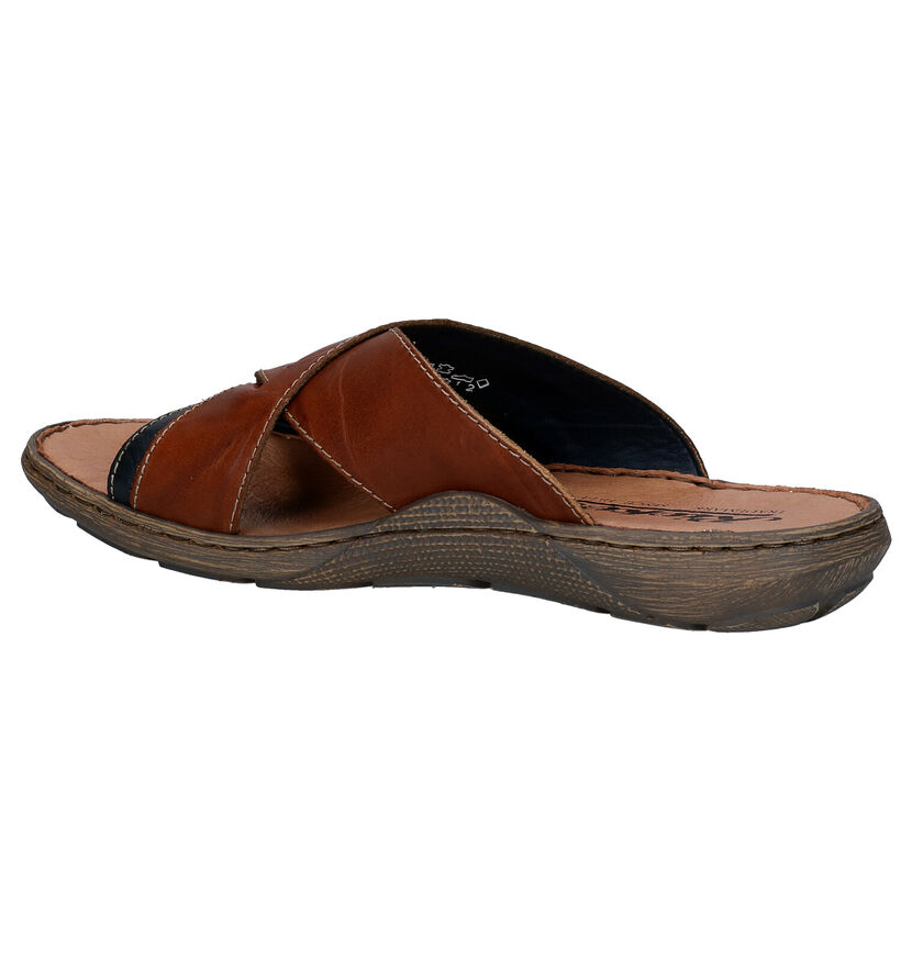 Rieker Bruine Slippers voor heren (354817)