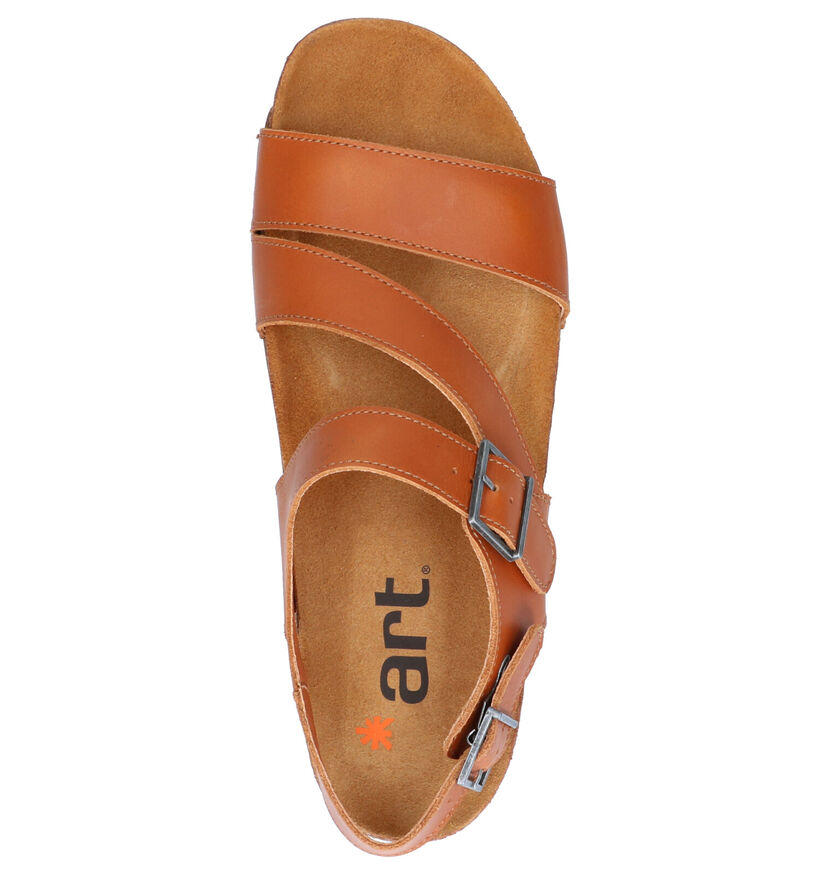 Art Cognac Sandalen in leer (288782)