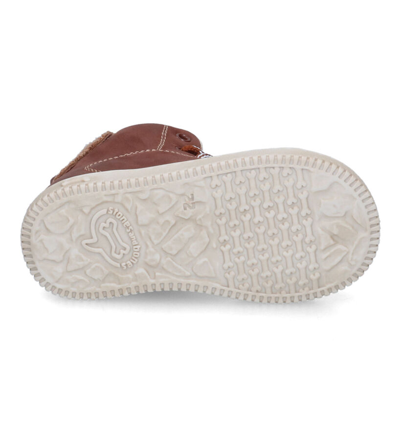 STONES and BONES Novo Chaussures pour bébé en Cognac en nubuck (313823)
