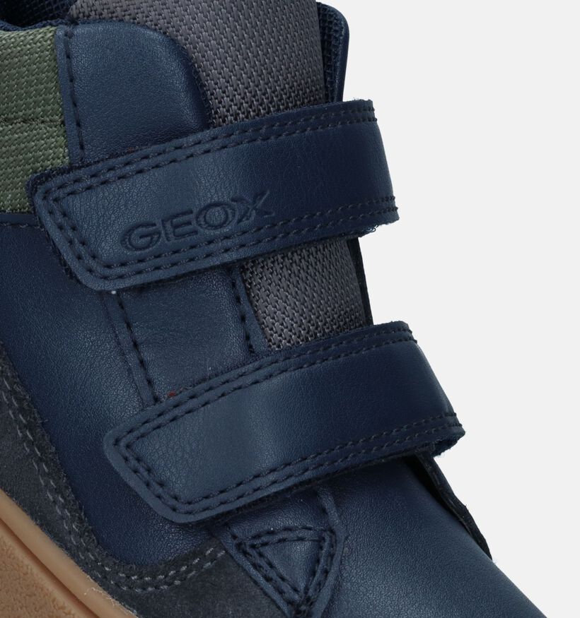 Geox Theleven Blauwe Velcroschoenen voor jongens (329873)