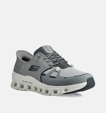 Skechers Glide-Step Low Sneakers Zwart/Wit/Blauw/Grijs