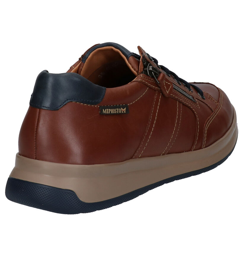 Mephisto Chaussures à lacets en Cognac en cuir (307307)