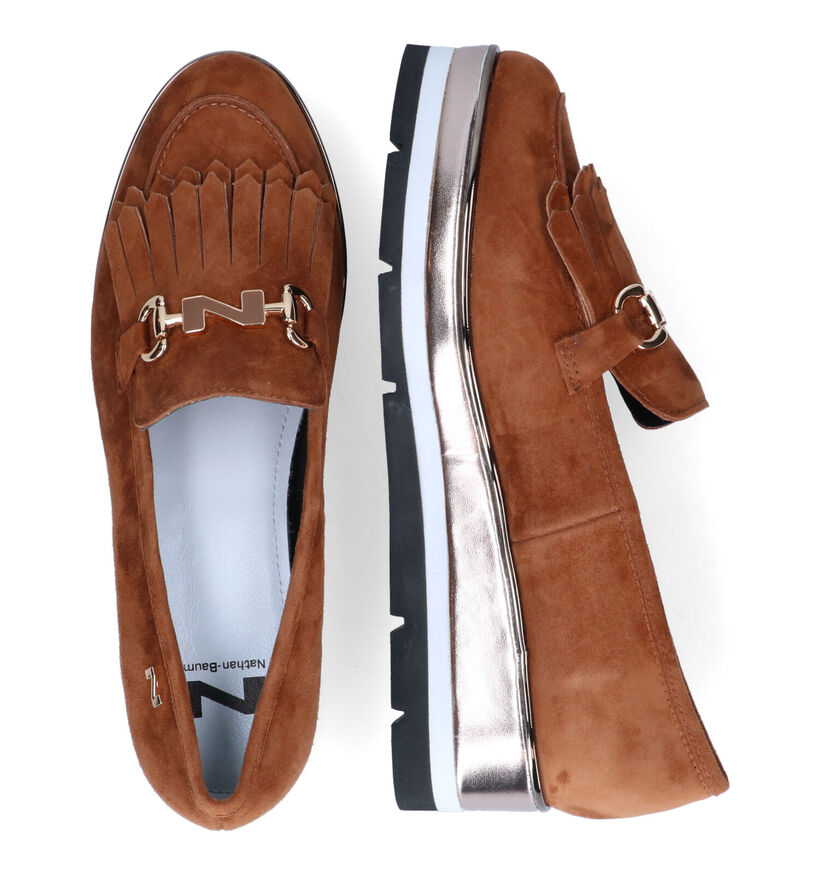 Nathan-Baume Cognac Mocassins voor dames (315964)