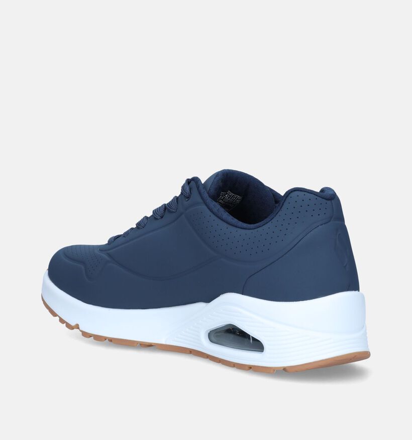 Skechers Uno Stand On Air Baskets en Bleu pour hommes (343970)